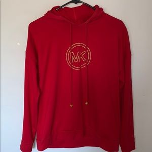 Michael kors red hoodie